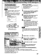 Preview for 57 page of Panasonic Palmcorder PV-DV351 Operating Manual