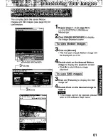 Preview for 61 page of Panasonic Palmcorder PV-DV351 Operating Manual