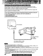 Preview for 64 page of Panasonic Palmcorder PV-DV351 Operating Manual