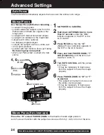 Предварительный просмотр 24 страницы Panasonic Palmcorder PV-DV53 Operating Instructions Manual