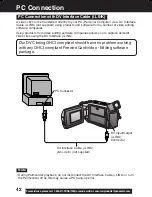 Предварительный просмотр 42 страницы Panasonic Palmcorder PV-DV53 Operating Instructions Manual