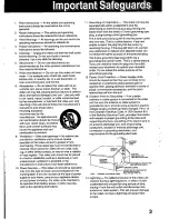 Предварительный просмотр 3 страницы Panasonic Palmcorder PV-DV601 Operating Manual