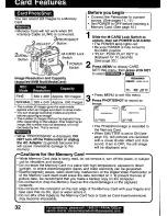 Предварительный просмотр 32 страницы Panasonic Palmcorder PV-DV601 Operating Manual