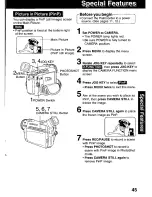 Предварительный просмотр 45 страницы Panasonic Palmcorder PV-DV601 Operating Manual