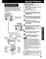 Предварительный просмотр 53 страницы Panasonic Palmcorder PV-DV601 Operating Manual