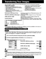 Предварительный просмотр 54 страницы Panasonic Palmcorder PV-DV601 Operating Manual