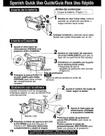 Предварительный просмотр 78 страницы Panasonic Palmcorder PV-DV601 Operating Manual