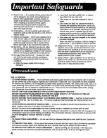 Предварительный просмотр 4 страницы Panasonic Palmcorder PV-DV700 Operating Manual