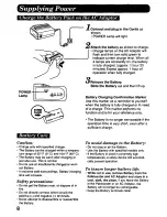 Предварительный просмотр 8 страницы Panasonic Palmcorder PV-DV700 Operating Manual