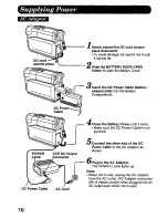 Предварительный просмотр 10 страницы Panasonic Palmcorder PV-DV700 Operating Manual