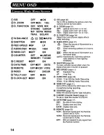 Предварительный просмотр 14 страницы Panasonic Palmcorder PV-DV700 Operating Manual