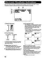 Предварительный просмотр 16 страницы Panasonic Palmcorder PV-DV700 Operating Manual