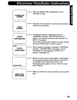 Предварительный просмотр 19 страницы Panasonic Palmcorder PV-DV700 Operating Manual