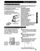 Предварительный просмотр 23 страницы Panasonic Palmcorder PV-DV700 Operating Manual