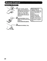 Предварительный просмотр 24 страницы Panasonic Palmcorder PV-DV700 Operating Manual