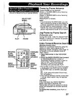 Предварительный просмотр 27 страницы Panasonic Palmcorder PV-DV700 Operating Manual