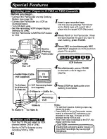 Предварительный просмотр 42 страницы Panasonic Palmcorder PV-DV700 Operating Manual