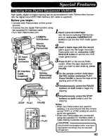 Предварительный просмотр 43 страницы Panasonic Palmcorder PV-DV700 Operating Manual