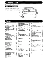 Предварительный просмотр 56 страницы Panasonic Palmcorder PV-DV700 Operating Manual