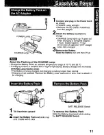 Preview for 11 page of Panasonic Palmcorder PV-DV701 Operating Manual