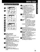 Preview for 15 page of Panasonic Palmcorder PV-DV701 Operating Manual