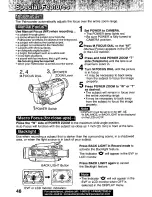 Preview for 48 page of Panasonic Palmcorder PV-DV701 Operating Manual