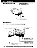 Preview for 10 page of Panasonic Palmcorder PV-DV92 User Manual