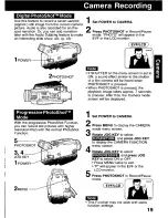 Preview for 19 page of Panasonic Palmcorder PV-DV92 User Manual