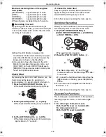 Предварительный просмотр 31 страницы Panasonic Palmcorder PV-GS120 Operating Instructions Manual