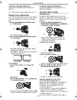 Предварительный просмотр 38 страницы Panasonic Palmcorder PV-GS120 Operating Instructions Manual