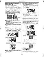 Предварительный просмотр 46 страницы Panasonic Palmcorder PV-GS120 Operating Instructions Manual