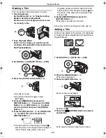 Предварительный просмотр 47 страницы Panasonic Palmcorder PV-GS120 Operating Instructions Manual