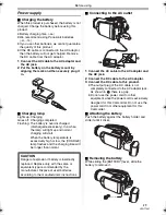 Предварительный просмотр 15 страницы Panasonic Palmcorder PV-GS320 Operating Instructions Manual