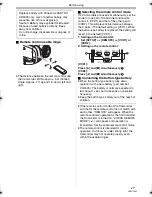 Предварительный просмотр 27 страницы Panasonic Palmcorder PV-GS320 Operating Instructions Manual