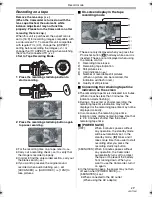 Предварительный просмотр 29 страницы Panasonic Palmcorder PV-GS320 Operating Instructions Manual