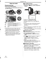 Предварительный просмотр 42 страницы Panasonic Palmcorder PV-GS320 Operating Instructions Manual