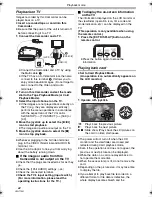 Предварительный просмотр 44 страницы Panasonic Palmcorder PV-GS320 Operating Instructions Manual