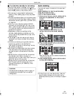 Предварительный просмотр 49 страницы Panasonic Palmcorder PV-GS320 Operating Instructions Manual