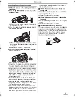 Предварительный просмотр 21 страницы Panasonic Palmcorder PV-GS500 Operating Instructions Manual