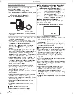 Предварительный просмотр 40 страницы Panasonic Palmcorder PV-GS500 Operating Instructions Manual