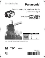 Предварительный просмотр 1 страницы Panasonic Palmcorder PV-GS81 (Spanish) Instrucciones De Funcionamiento