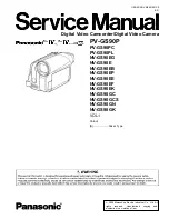 Panasonic Palmcorder PV-GS90P Service Manual preview