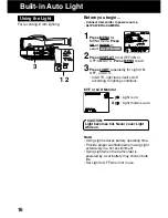 Preview for 16 page of Panasonic Palmcorder PV-L352-K Operating Instructions Manual