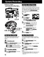 Preview for 18 page of Panasonic Palmcorder PV-L352-K Operating Instructions Manual