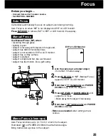 Preview for 25 page of Panasonic Palmcorder PV-L352-K Operating Instructions Manual