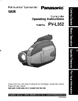 Panasonic Palmcorder PV-L352 Operating Manual preview