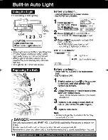 Preview for 16 page of Panasonic Palmcorder PV-L352 Operating Manual