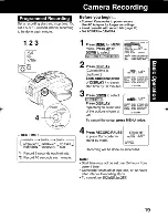 Preview for 19 page of Panasonic Palmcorder PV-L352 Operating Manual