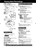 Preview for 20 page of Panasonic Palmcorder PV-L352 Operating Manual