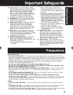 Предварительный просмотр 5 страницы Panasonic Palmcorder PV-L353 Operating Instructions Manual